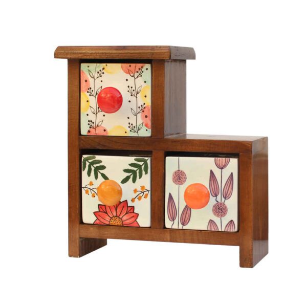 Price and Buy Handcrafted 3 Ceramic Drawers Chest with Wooden Box_68fc11c19b7ce.jpeg Price and Buy Handcrafted 3 Ceramic Drawers Chest with Wooden Box