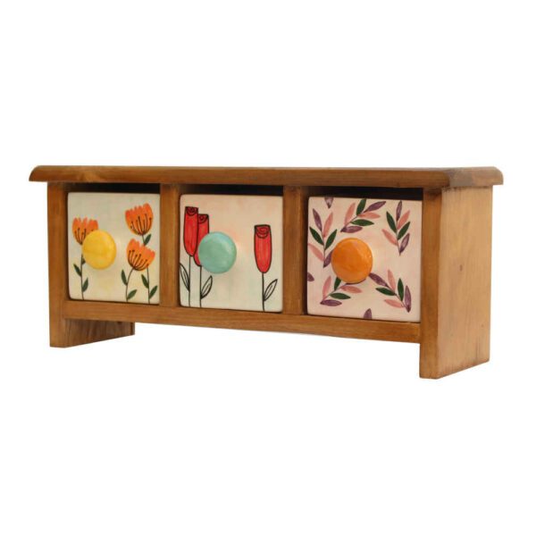 Price and Buy Handcrafted 3 Ceramic Drawers Chest with Wooden Box_68fc11f0e1d25.jpeg Price and Buy Handcrafted 3 Ceramic Drawers Chest with Wooden Box