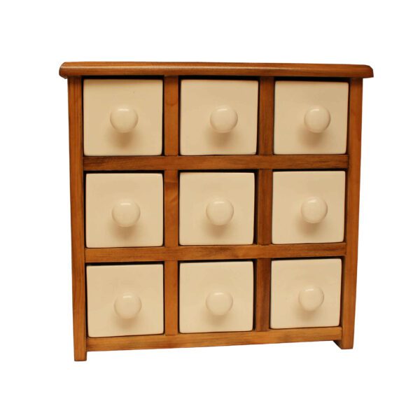 Price and Buy Handcrafted 9 Ceramic Drawers Chest with Wooden Box_68fe86a3181e4.jpeg Price and Buy Handcrafted 9 Ceramic Drawers Chest with Wooden Box