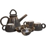 Price and Buy Handcrafted Artistic Pottery Tea Set – Elegant, Eco-Friendly & Modern Tea Serving Set for Home & Gift