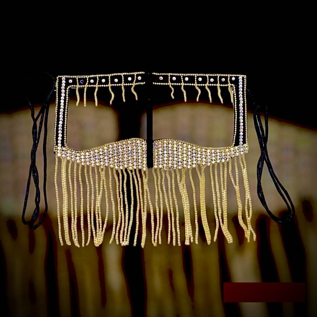 Price and Buy Handcrafted Battoulah Mask for Women – Gulf Burqa Model - Image 4