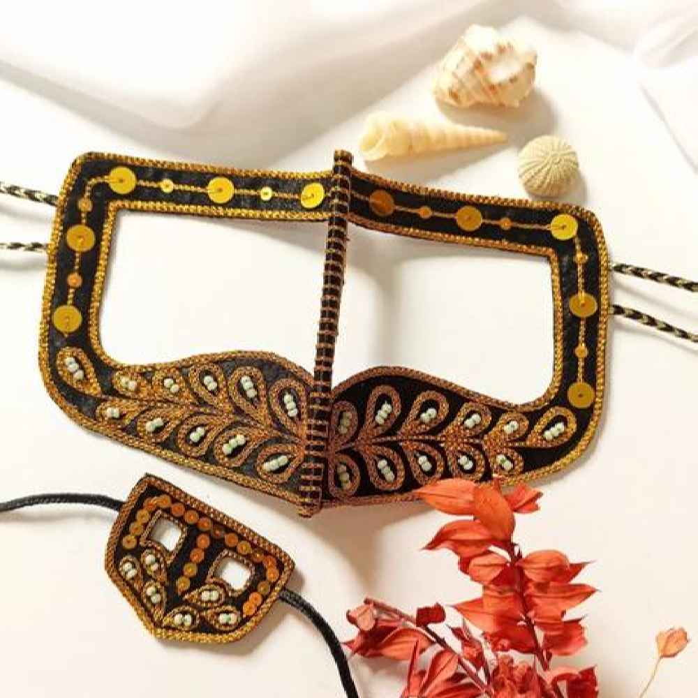 Price and Buy Handcrafted Battoulah Mask – Gulf Burqa Habib Model