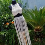 Price and Buy Handcrafted Bohemian Macrame Dress – Ideal  for Casual Wear, Vacations & Elegant Event - Image 4