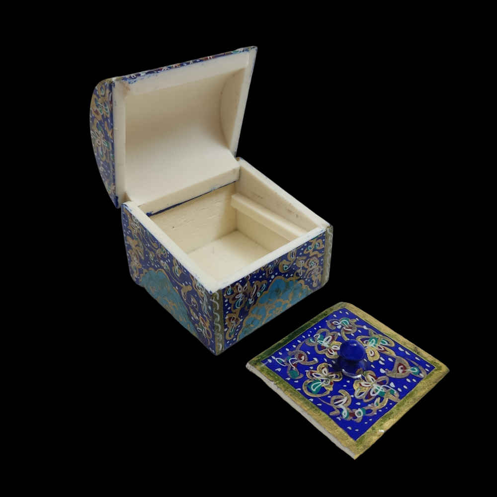 Price and Buy Handcrafted Bone Jewelry Box with Persian-Inspired Eslimi Pattern - Image 3