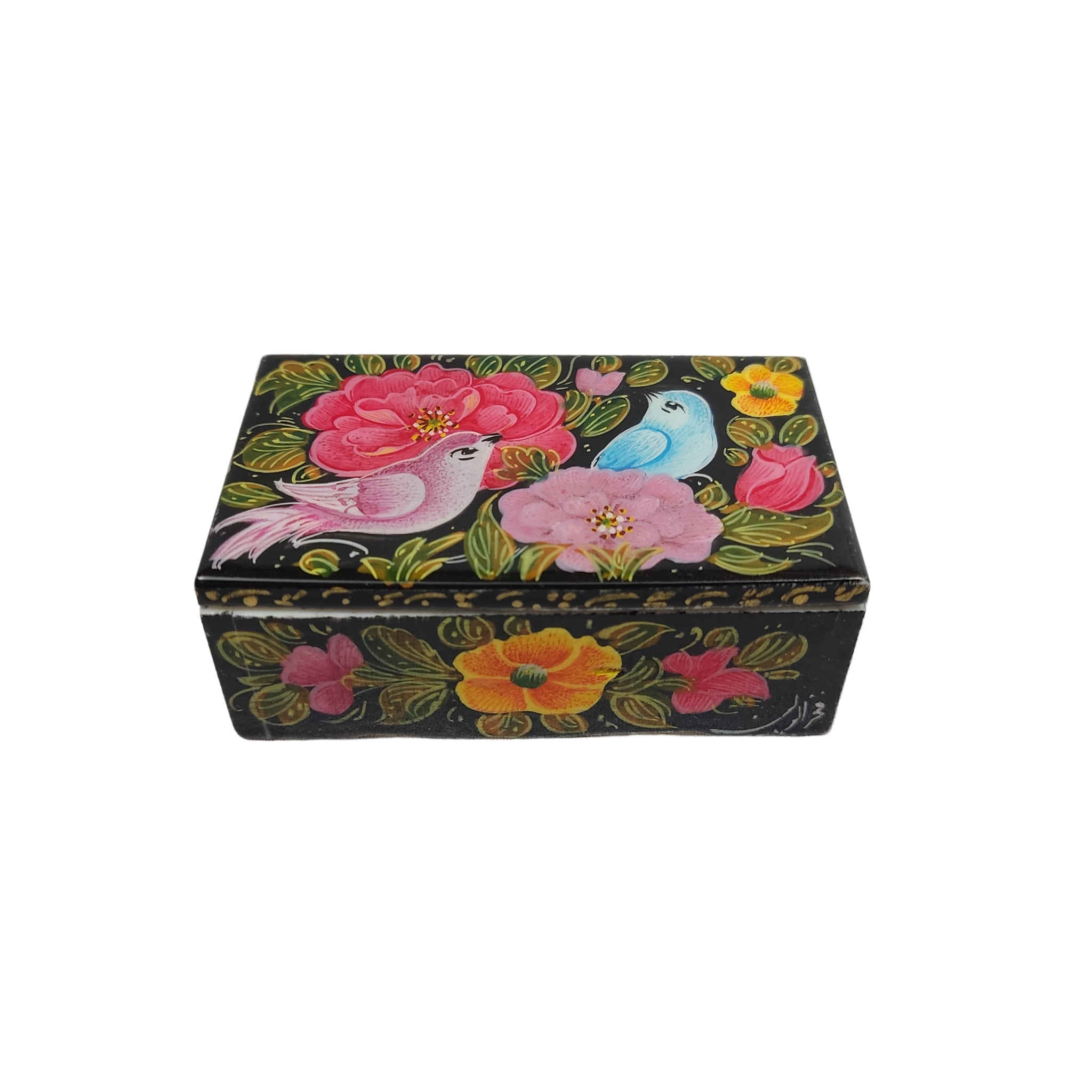 Price and Buy Handcrafted Bone Jewelry Box with Persian-Inspired Golabetoon Pattern
