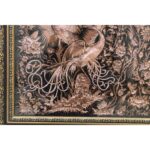 Price and Buy Handcrafted Brass Wall Frame with Elegant Bird & Flowers Engraving - Image 5