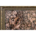 Price and Buy Handcrafted Brass Wall Frame with Elegant Bird & Flowers Engraving - Image 6