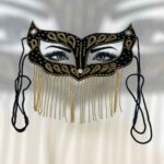 Price and Buy Handcrafted Cat-Style Burqa – Sparkling Rhinestones with Mirror Details - Image 3