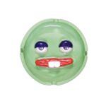 Price and Buy Handcrafted Ceramic Ashtray with Artistic Sticker Design