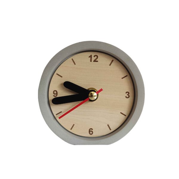 Price and Buy Handcrafted Concrete Desk Clock – Minimalist Round Gray_68ff72285cbae.jpeg Price and Buy Handcrafted Concrete Desk Clock – Minimalist Round Gray