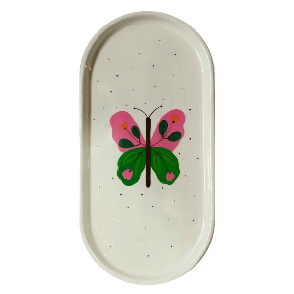Price and Buy Handcrafted Concrete Serving Tray with Painted Design Butterfly_68ff6874881e6.jpeg Price and Buy Handcrafted Concrete Serving Tray with Painted Design Butterfly
