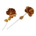 Price and Buy Handcrafted Copper Rose Flower – Ideal for Gifts & Home Decor – Floral Art (x10) - Image 3