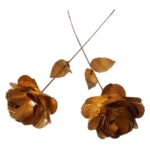 Price and Buy Handcrafted Copper Rose Flower – Ideal for Gifts & Home Decor – Floral Art (x10) - Image 4