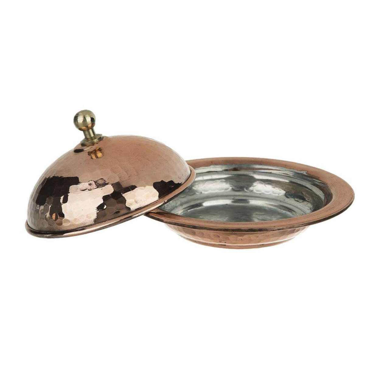 Price and Buy Handcrafted Copper Serving Platter Dome - Image 3