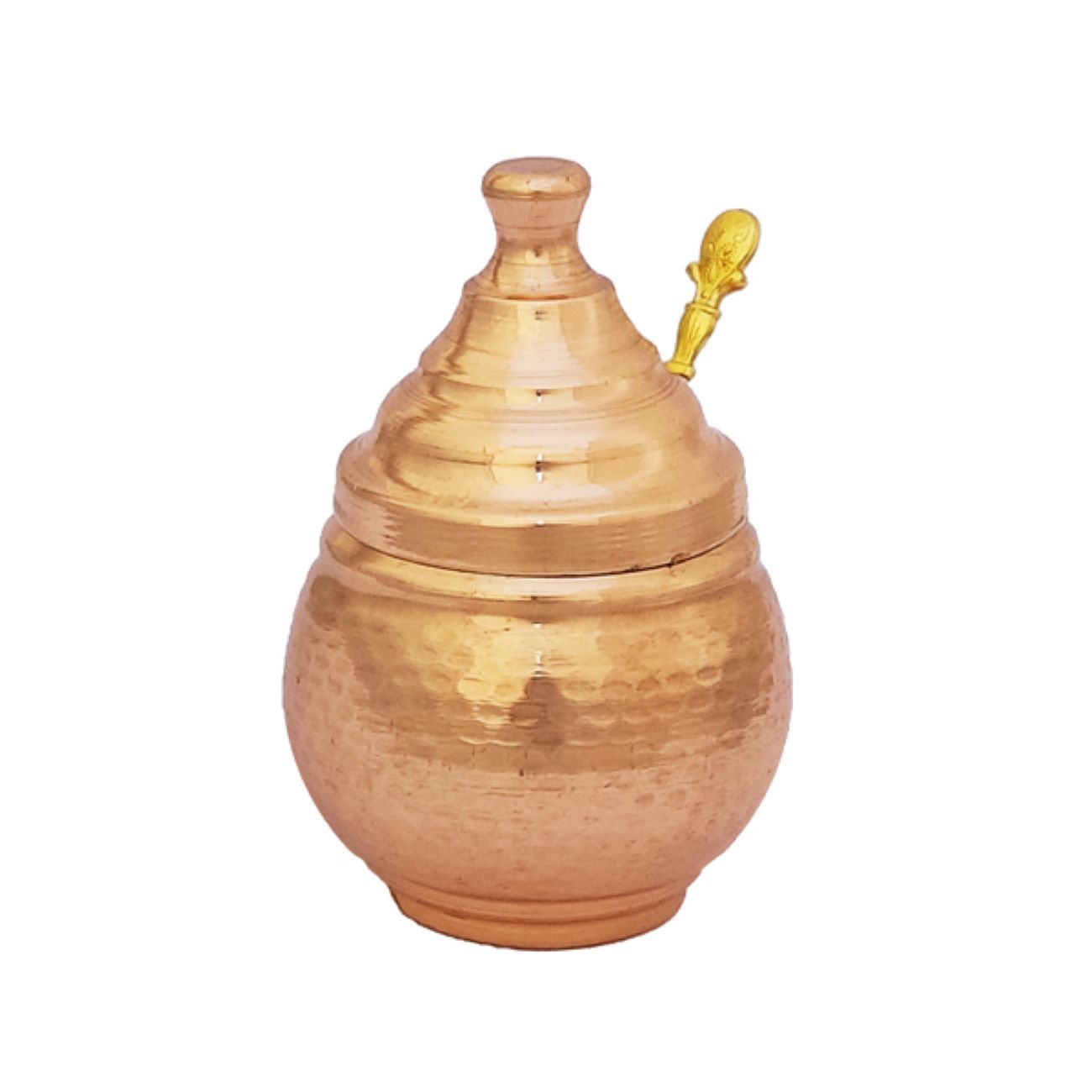 Price and Buy Handcrafted Copper Storage Jar – Ideal for Kitchen Organization Hammered with Handle