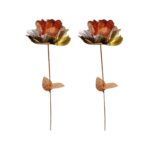 Price and Buy Handcrafted Decorative Copper Flower – Elegant Floral Art for Home Decor (x2)
