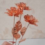 Price and Buy Handcrafted Decorative Copper Flower for Home Decor – Artistic Floral Design (x10) - Image 3