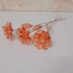 Price and Buy Handcrafted Decorative Copper Flower for Home Decor – Artistic Floral Design (x10) - Image 4