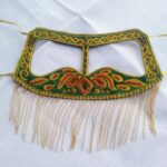 Price and Buy Handcrafted Decorative Mask with Intricate Embroidery 4 Different Designs in 1 pack - Image 3