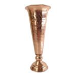Price and Buy Handcrafted Decorative Persian Hammered Copper Vase Cone