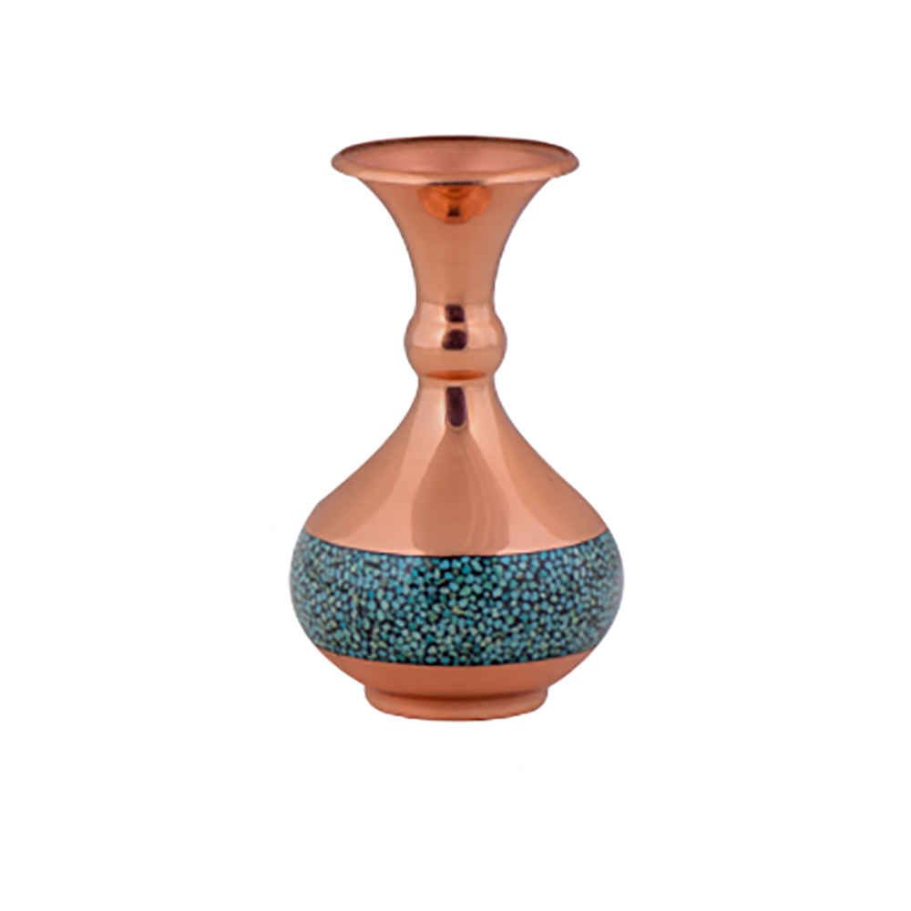 Price and Buy Handcrafted Decorative Persian Inlaid Turquoise Copper Vase Raha