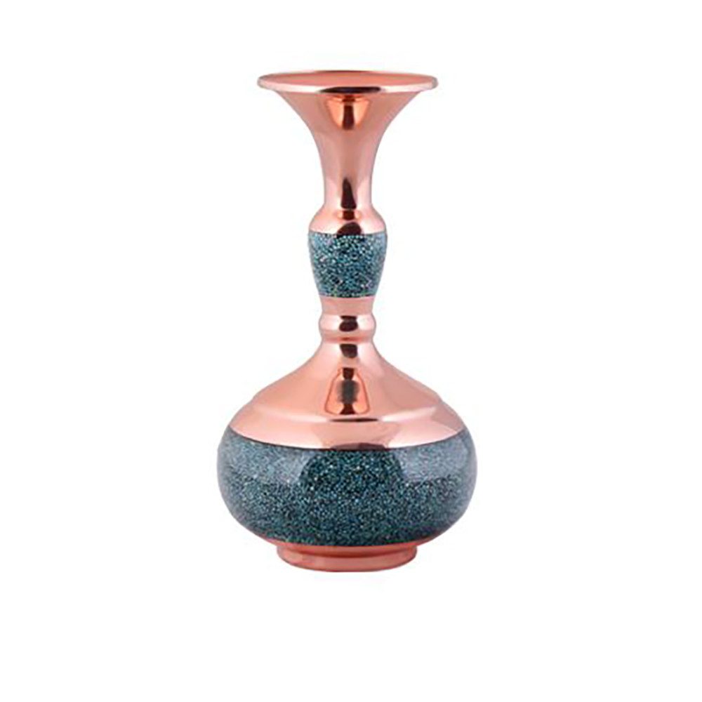 Price and Buy Handcrafted Decorative Persian Inlaid Turquoise Copper Vase Shima
