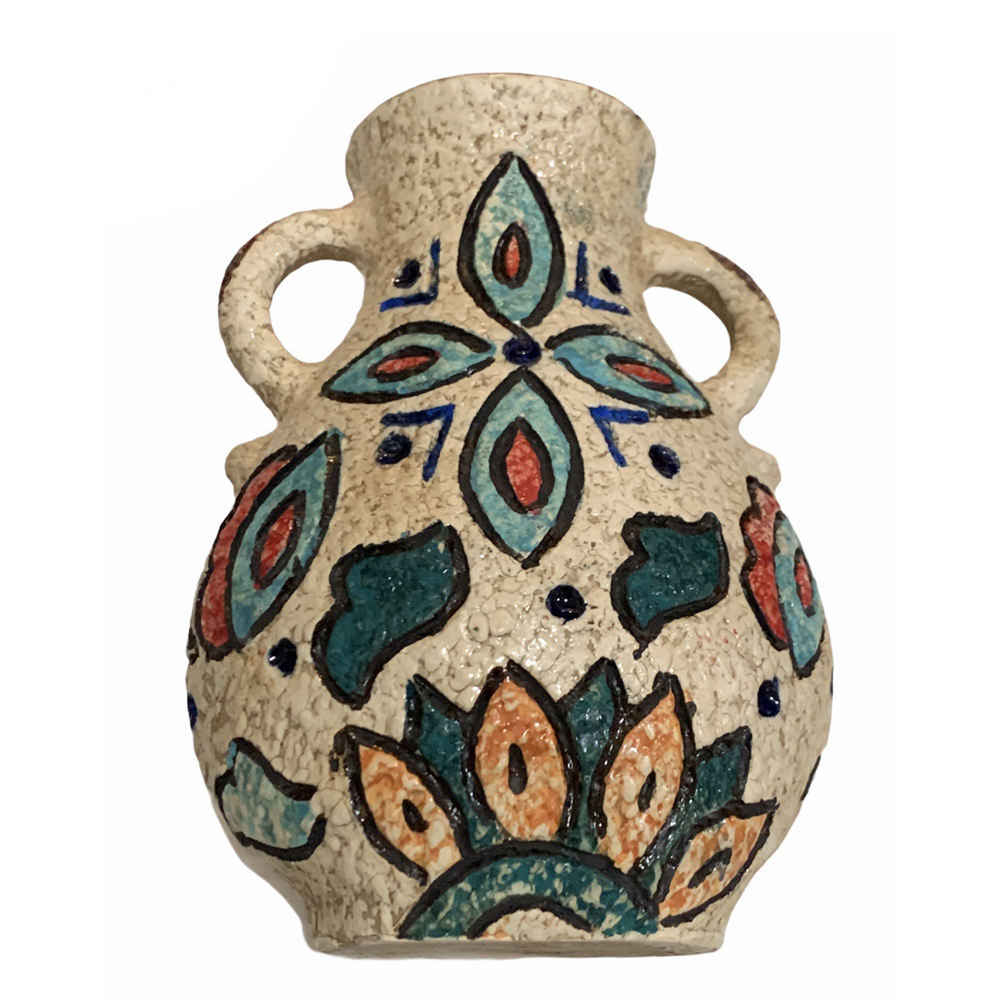 Price and Buy Handcrafted Decorative Persian Pottery Vase with Art Motif Golha - Image 3