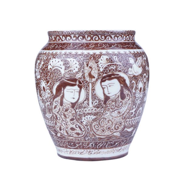 Price and Buy Handcrafted Decorative Persian Pottery Vase with Art Motif Khatoon_68fd96992820e.jpeg Price and Buy Handcrafted Decorative Persian Pottery Vase with Art Motif Khatoon