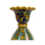 Price and Buy Handcrafted Decorative Pottery Vase Hand-Painted with Gol o Morgh Pattern - Image 3