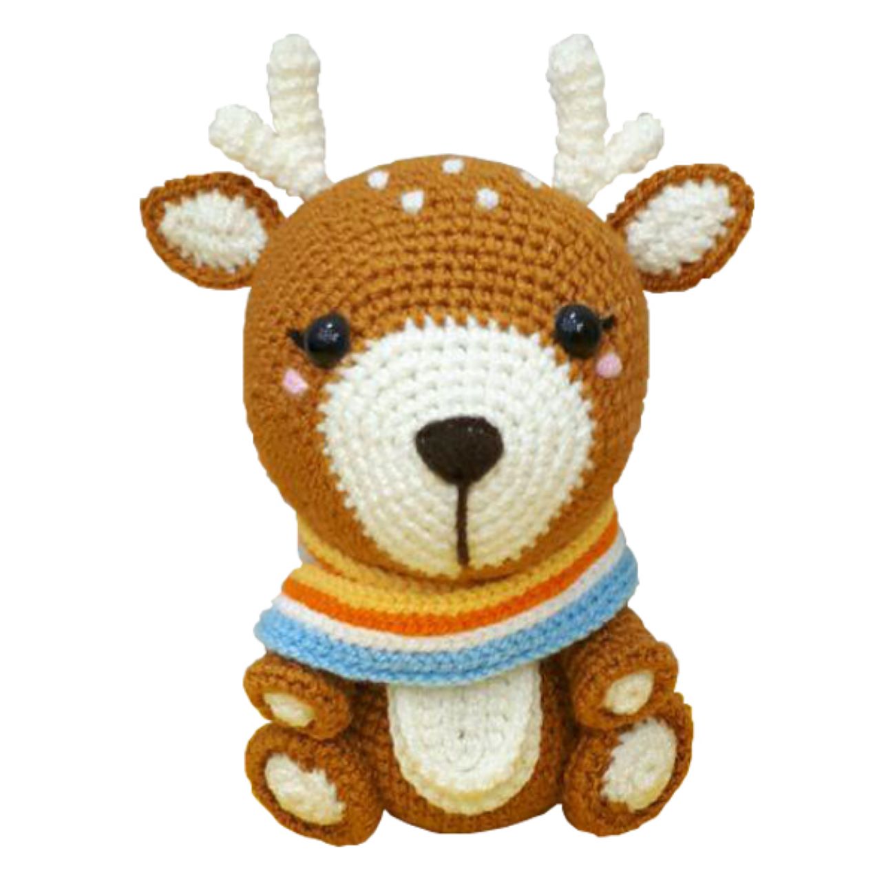 Price and Buy Handcrafted Knitted Deer Doll – Soft and Charming Handmade Toy_6902e504b3216.jpeg Price and Buy Handcrafted Knitted Deer Doll – Soft and Charming Handmade Toy - Image 1