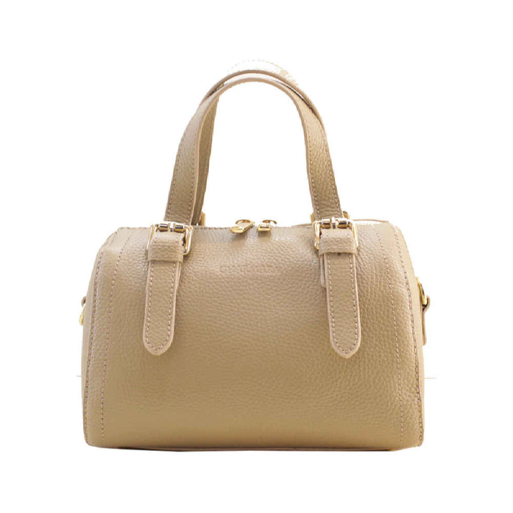 Price and Buy Handcrafted Leather Bauletto Handbag with Top Handle for Women - Image 5