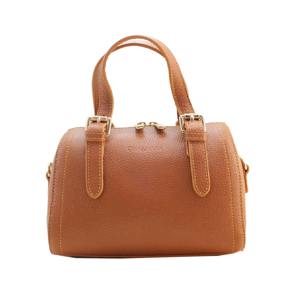 Price and Buy Handcrafted Leather Bauletto Handbag with Top Handle for Women - Image 6