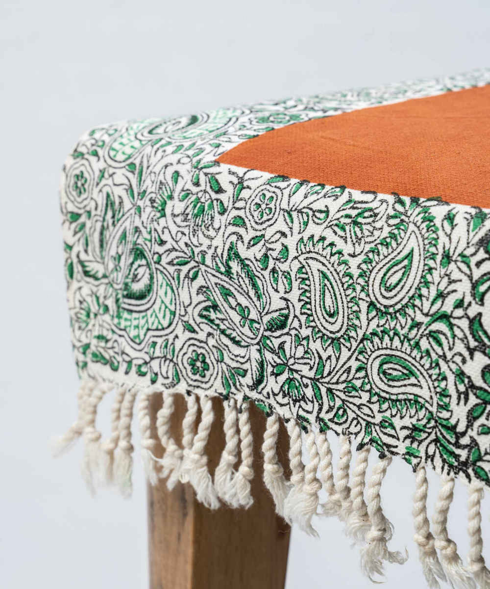Price and Buy Handcrafted Linen Block Print Table Runner Badam - Image 3