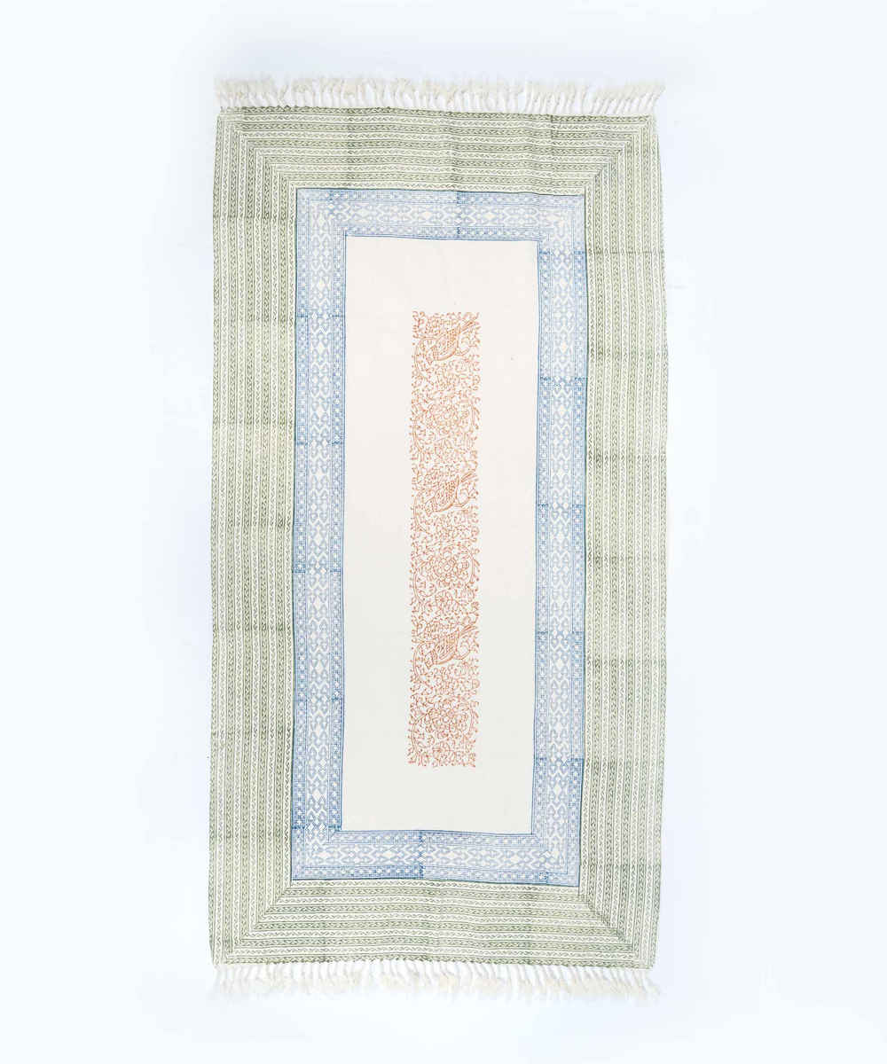 Price and Buy Handcrafted Linen Block Print Table Runner Golabtoon - Image 5