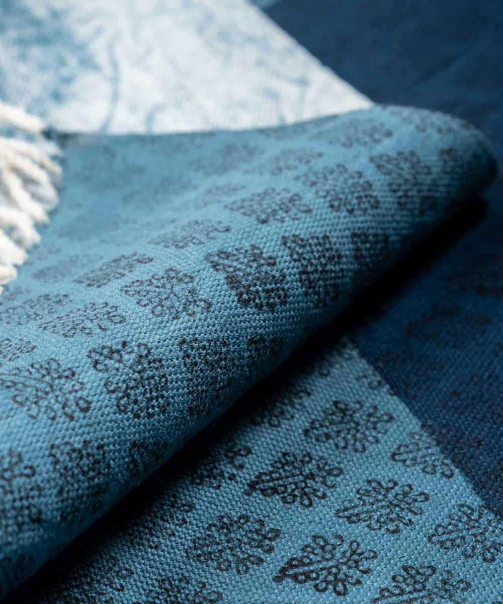 Price and Buy Handcrafted Linen Block Print Table Runner Keshtzaar - Image 3