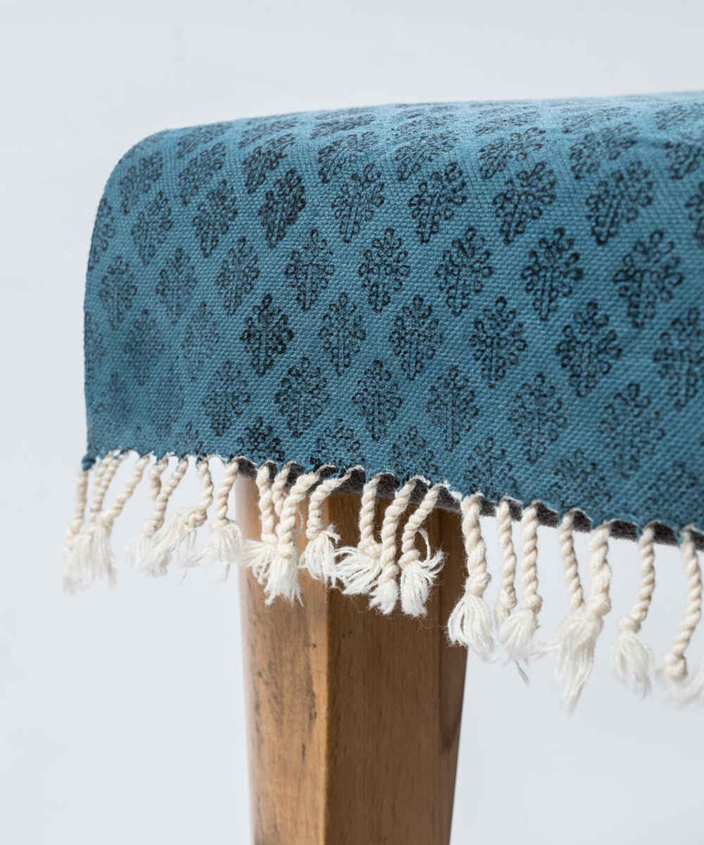Price and Buy Handcrafted Linen Block Print Table Runner Keshtzaar - Image 4