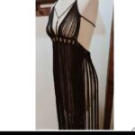 Price and Buy Handcrafted Macrame Dress – Perfect for Beachside Walk in Black