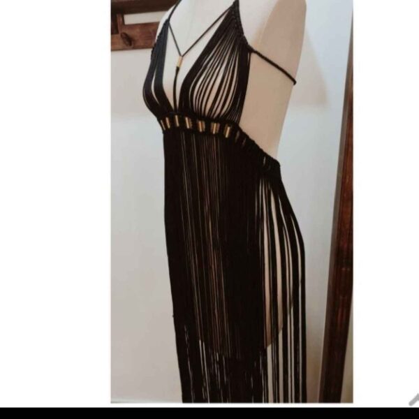 Price and Buy Handcrafted Macrame Dress – Perfect for Beachside Walk in Black_69012f301b9e2.jpeg Price and Buy Handcrafted Macrame Dress – Perfect for Beachside Walk in Black