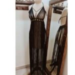 Price and Buy Handcrafted Macrame Dress – Perfect for Beachside Walk in Black - Image 3