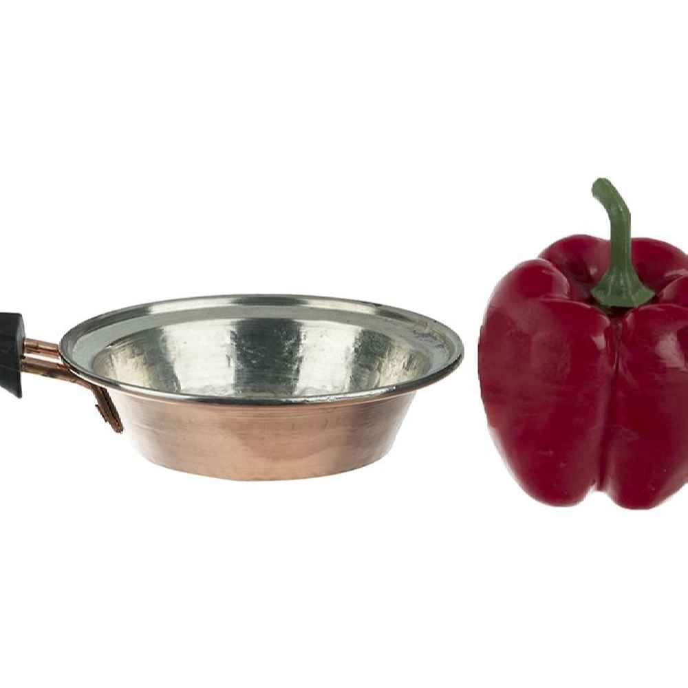 Price and Buy Handcrafted Persian Copper Frying Pan – Ghalamzani Design - Image 3