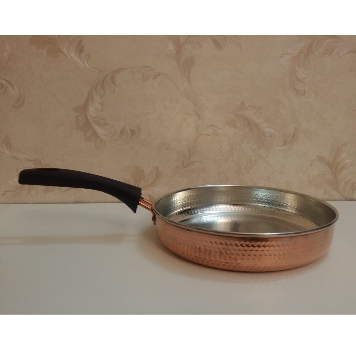 Price and Buy Handcrafted Persian Copper Frying Pan – Hammered Nima Design - Image 4