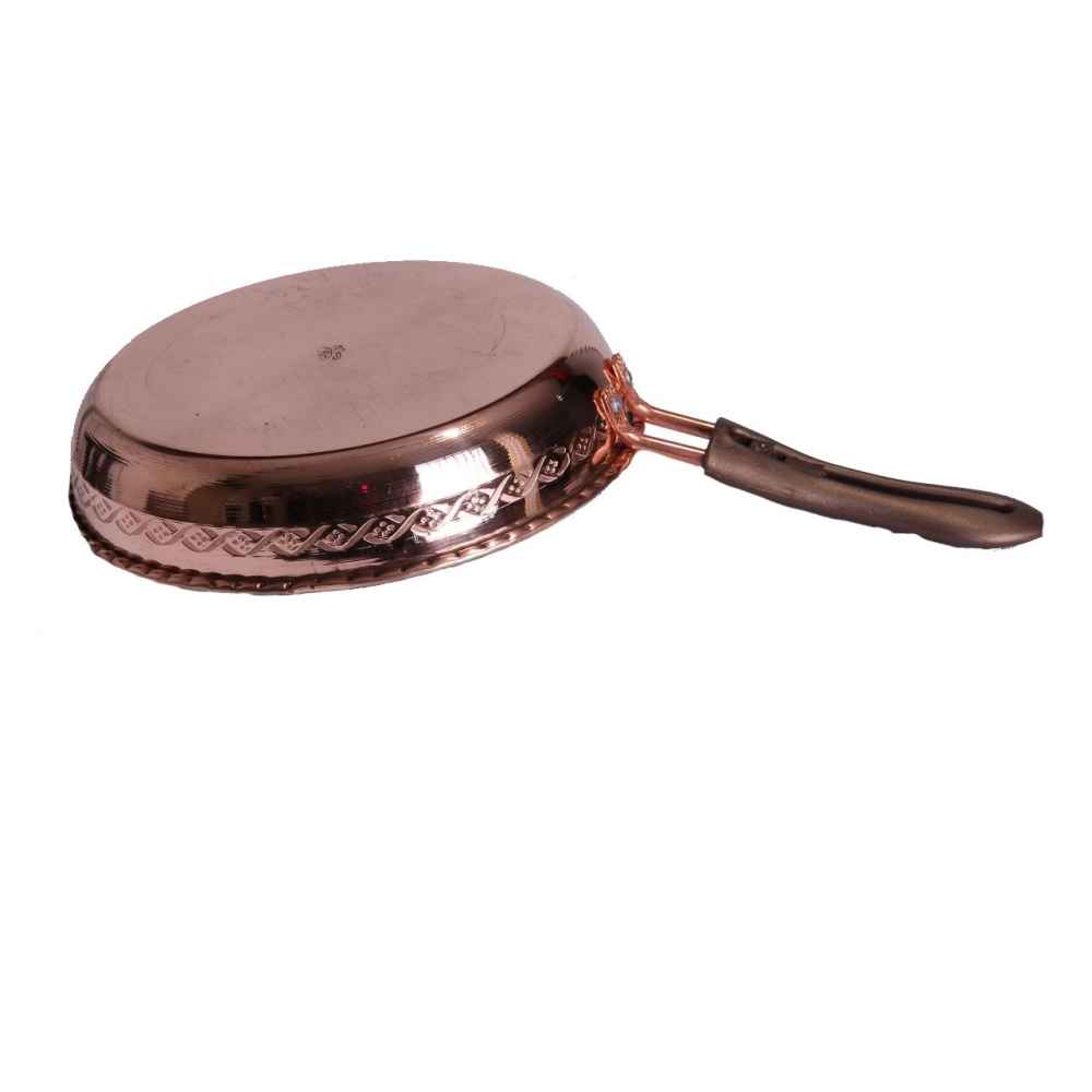Price and Buy Handcrafted Persian Copper Frying Pan – Jamal Design - Image 3