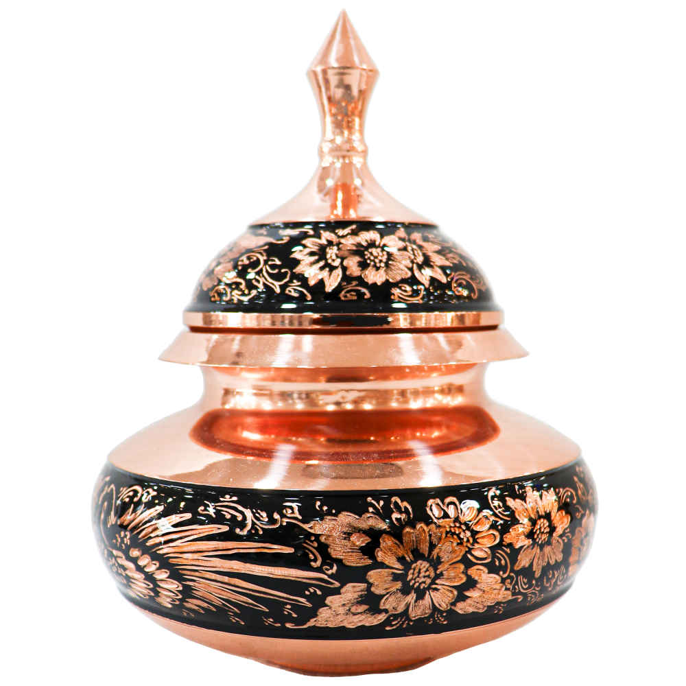 Price and Buy Handcrafted Persian Engraved Copper Sugar Bowl Almas