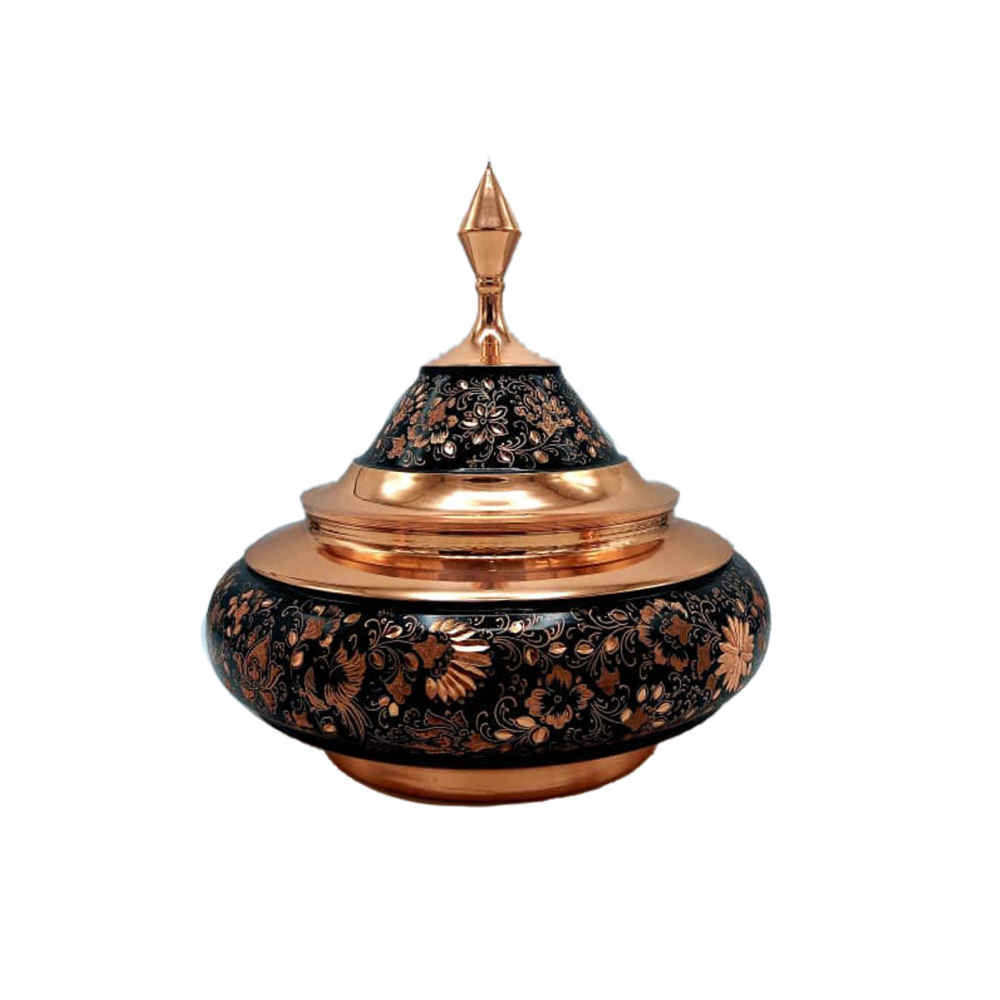 Price and Buy Handcrafted Persian Engraved Copper Sugar Bowl Emad