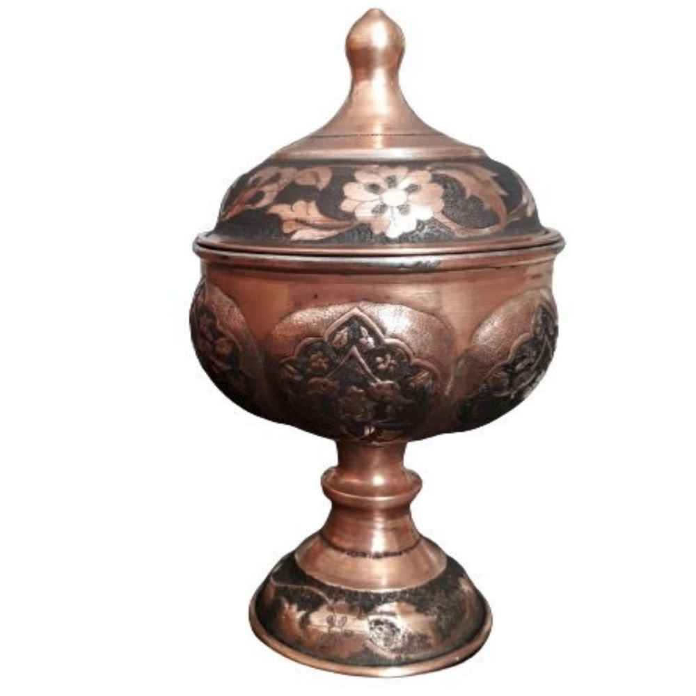 Price and Buy Handcrafted Persian Engraved Copper Sugar Bowl Pars