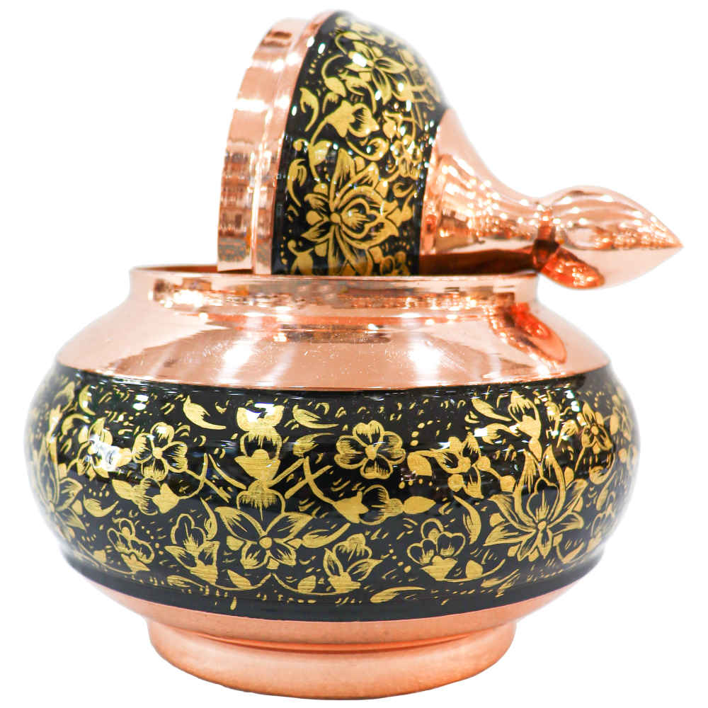Price and Buy Handcrafted Persian Engraved Copper Sugar Bowl Tashir - Image 4