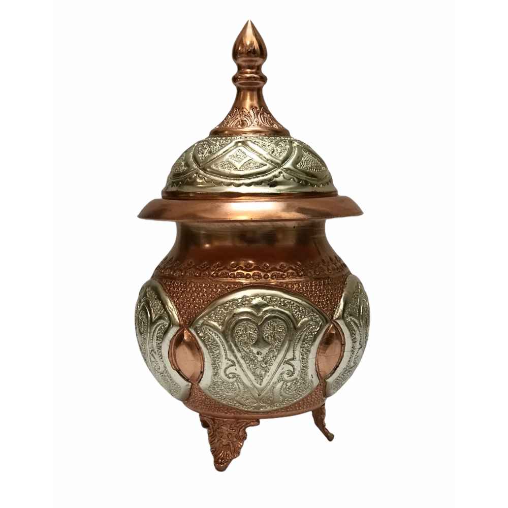 Price and Buy Handcrafted Persian Engraved Copper Sugar Bowl Tima
