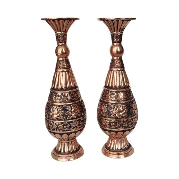 Price and Buy Handcrafted Persian Engraved Copper Vase Decorative Lavin Design – Set of 2_68fbbf8284609.jpeg Price and Buy Handcrafted Persian Engraved Copper Vase Decorative Lavin Design – Set of 2