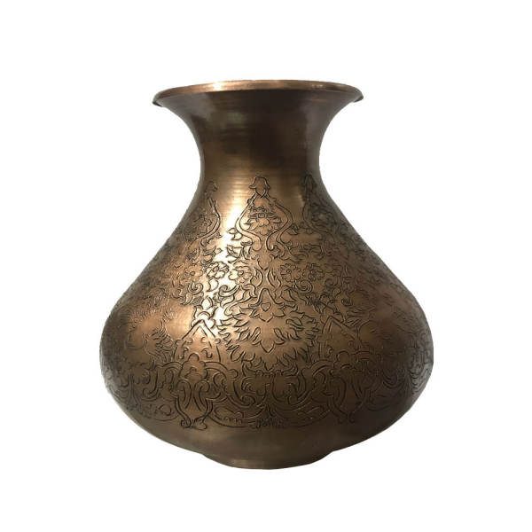 Price and Buy Handcrafted Persian Engraved Copper Vase Decorative with Khomreh Design_68f61d2188fc0.jpeg Price and Buy Handcrafted Persian Engraved Copper Vase Decorative with Khomreh Design