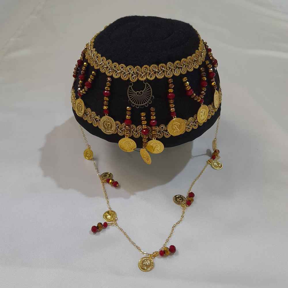 Price and Buy Handcrafted Persian Ethnic Hat – Hamadan Roja - Image 3